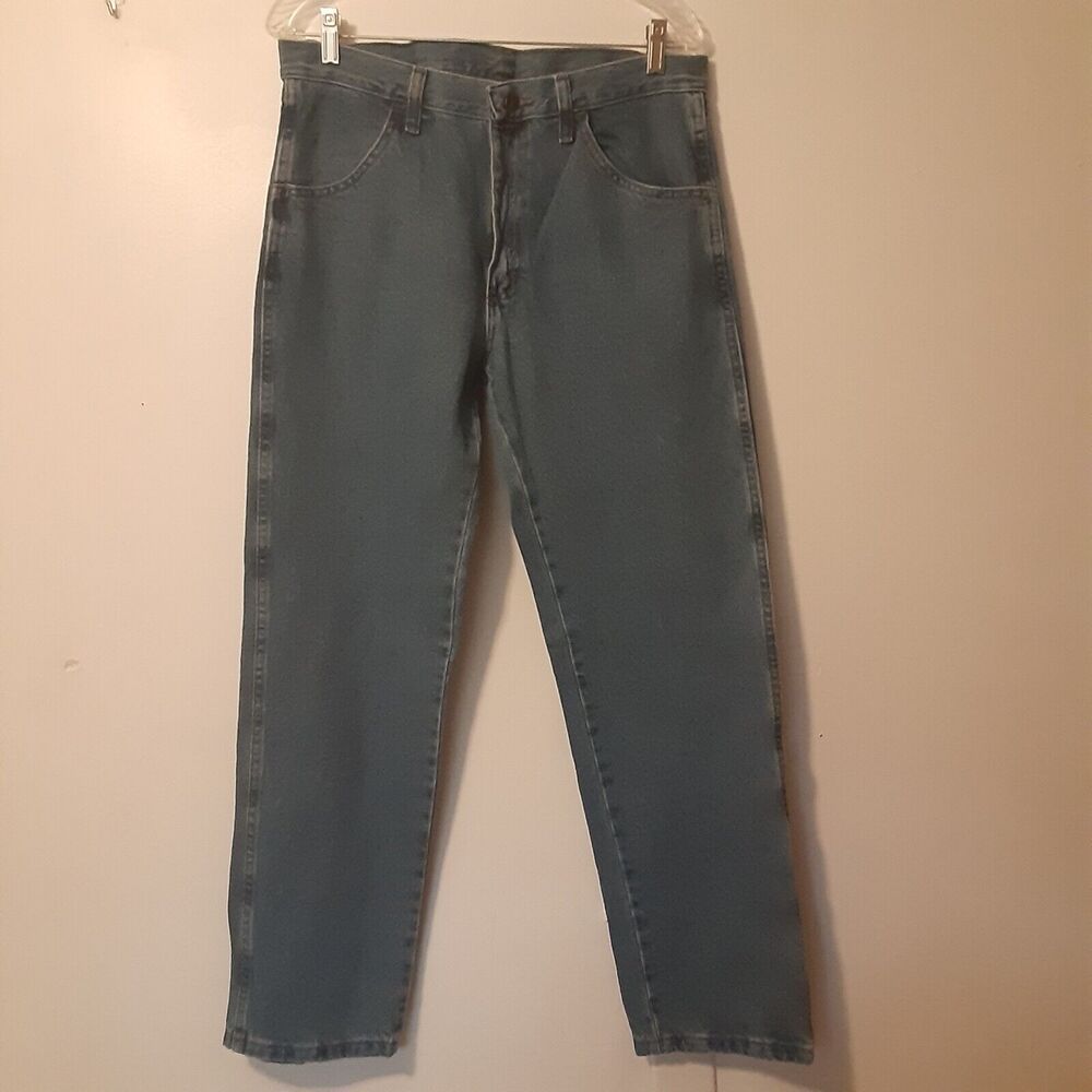 Wrangler Rustler Jeans Men's Size 32X30 Blue Cotton Denim Regular Fit EUC